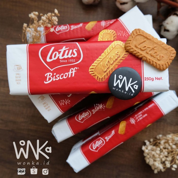 

Lotus Biscoff 250gr - Biskuit Speculoos Caramel Cookies Cinnamon
