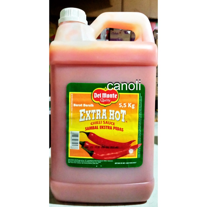 

Lezat- Delmonte Sambal Jerigen 5,5kg Chilli Sauce / EKSTRA PEDAS / Del Monte