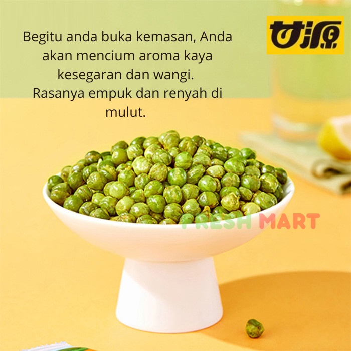 

Gan Yuan Cemilan Kacang rasa Crab Roe Flavour Beans Peas Original Sunflower Seed Halal 285gr