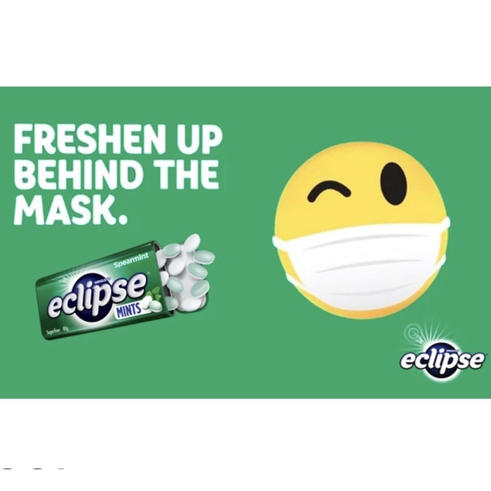 

ECLIPSE SUGAR FREE MINTS CANDY TIN 40 GR PERMEN MINT PRODUCT OF AUSTRALIA