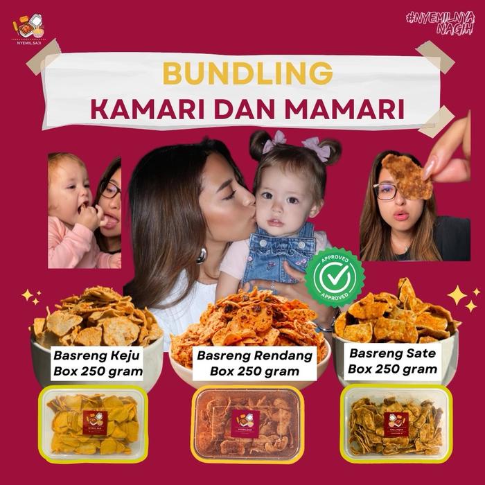 

PAKET BUNDLING KAMARI (BOX BASRENG KEJU RENDANG SATE)