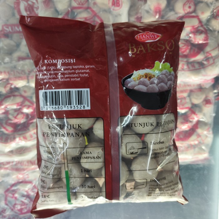 

Lezat- Hanwe bakso sapi isi 50
