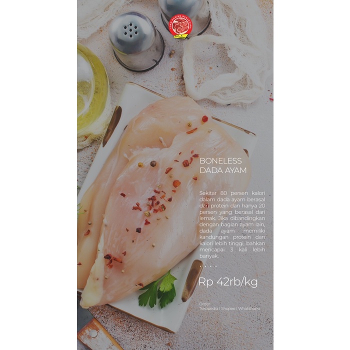 

Lezat- BONELESS DADA AYAM