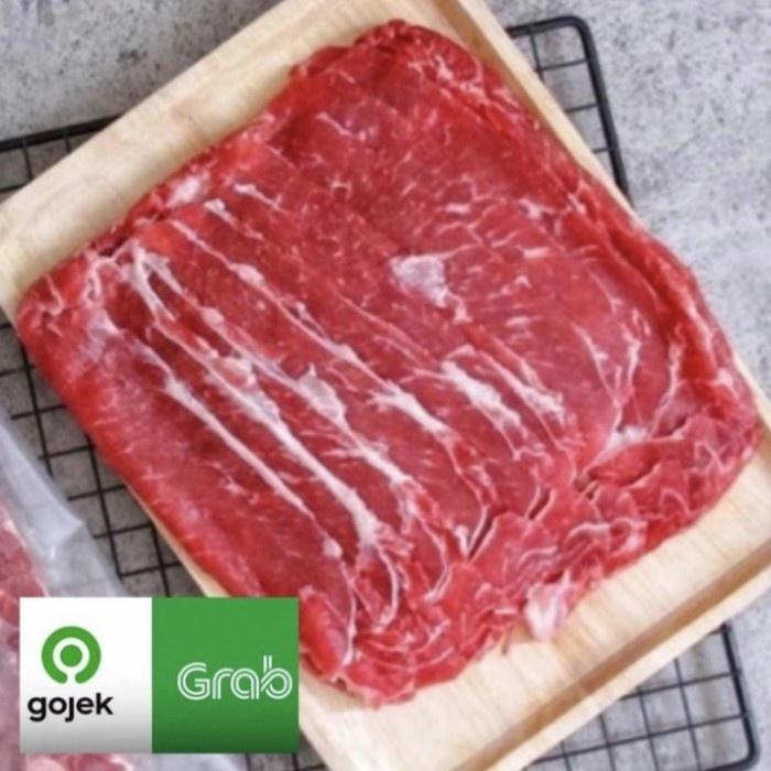 

Lezat- Daging Slice Potongan Tipis Tipis IMPORT untuk TERIYAKI YAKINIKU 1KG