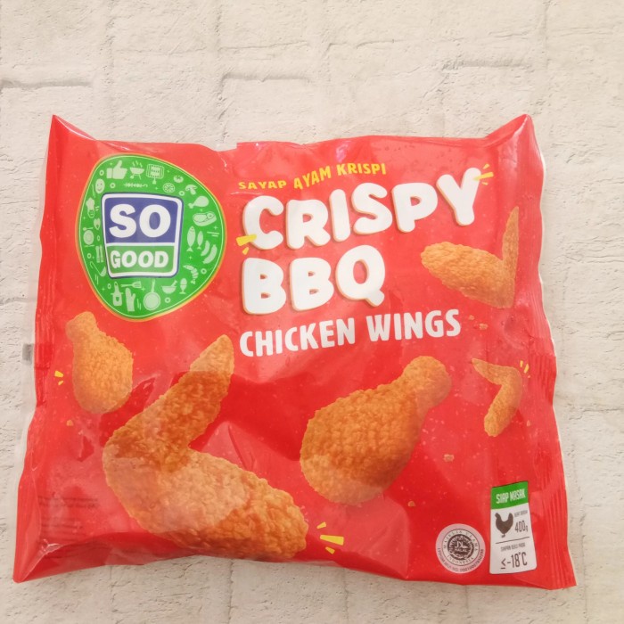 

Lezat- sogood crispy bbq chicken wing 400gr