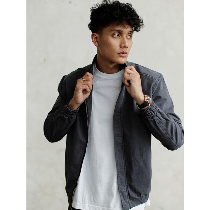 Jacket Premium Zipper Stretch Twill Oxcon