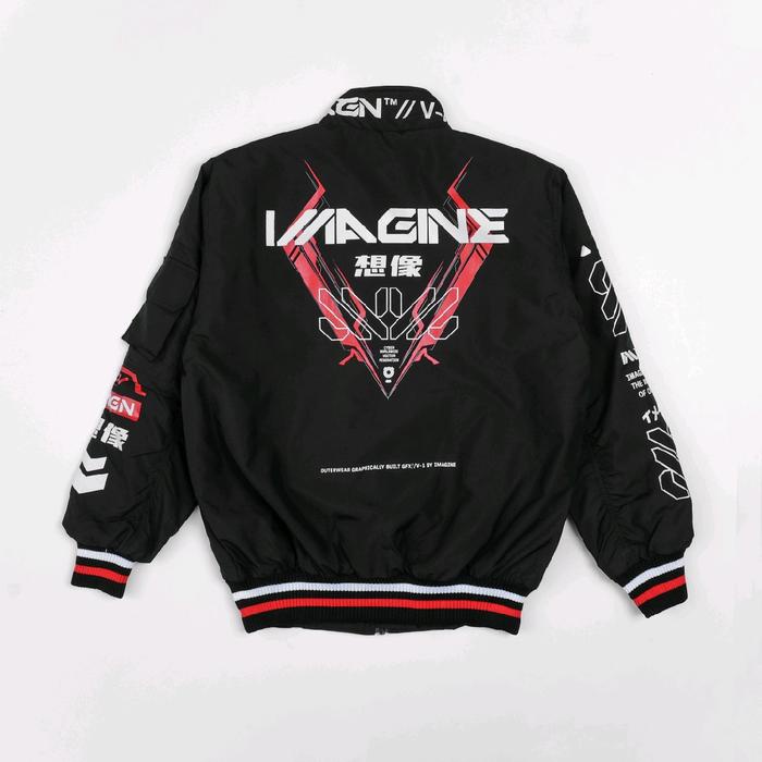 Imagineco Bomber Black Turtle Neck