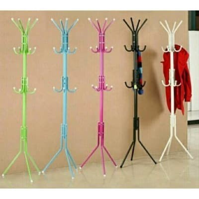Stand Hanger Gantungan Baju, Jaket Berdiri Besi Kuat TEBAL