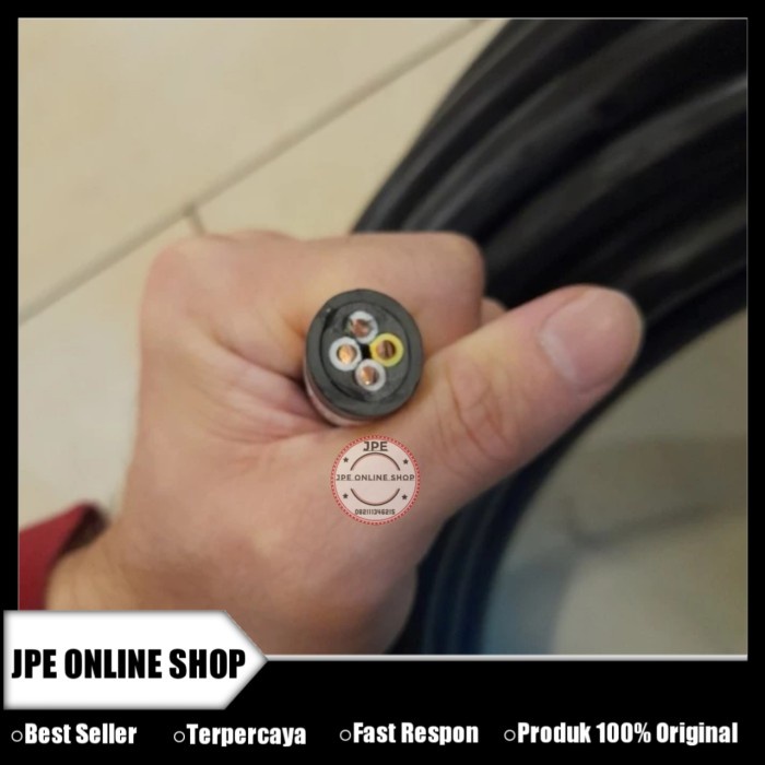 Kabel NYY 4x6 mm / Kabel Tufur 4x6mm Kawat Tunggal