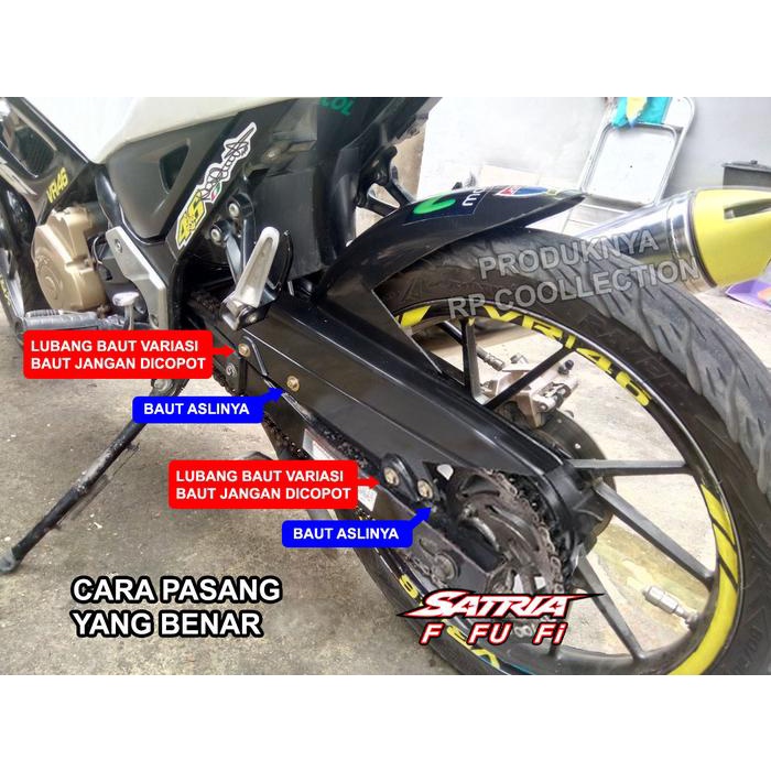 DISKON SPAKBOR KOLONG SATRIA F FU FI KARYA ANAK BANGSA SATRIA KARBU INJEKSI CUSTOM HUGGER AKSESORIS