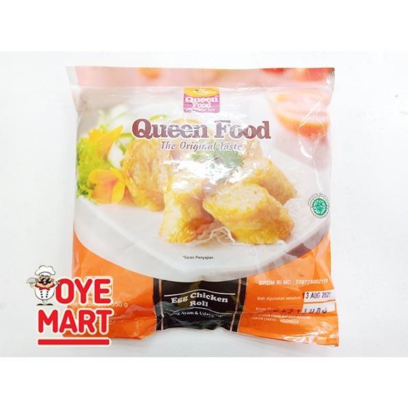 

Lezat- QUEEN FOOD EGG CHICKEN ROLL 350GR ISI 16 / EGG ROLL AYAM DAN UDANG