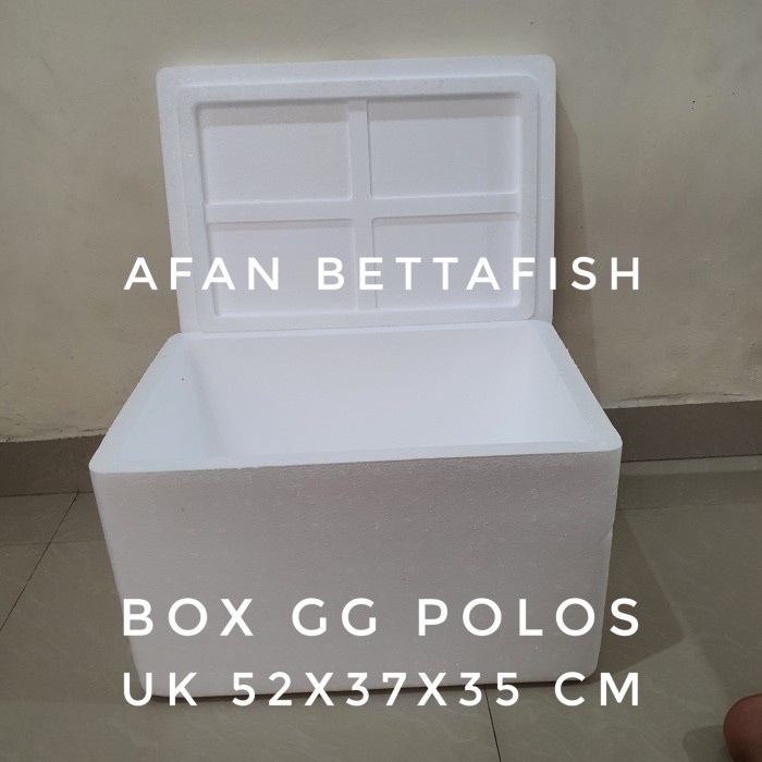 

BARU..!! BOX STYROFOAM GG UKURAN 52 X 38 X 34 CM TEBAL 2.5 CM BOX FROZEN FOOD