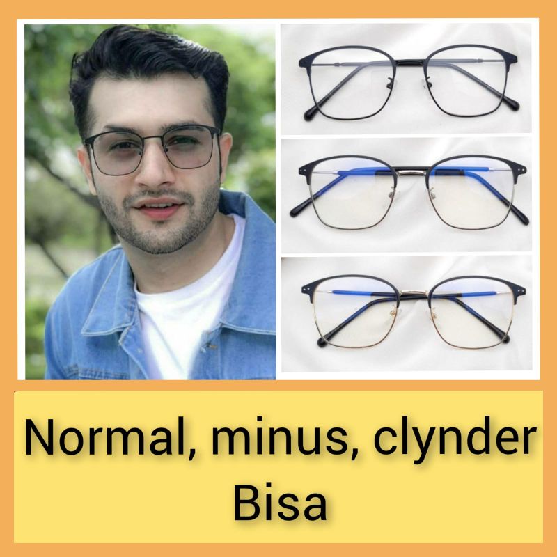 TrendyGaya- KACAMATA PHOTOCROMIC PRIA WANITA NORMAL FRAME 1924