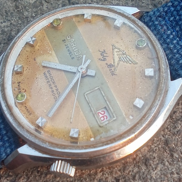 jam garuda vintage bekas manual *