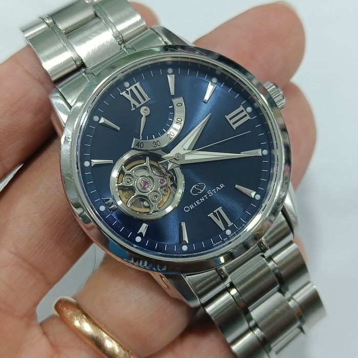 jam mewah Orient star open heart WAZ0081DA original sangat bekas Bagus normal semua siap pakai mewah