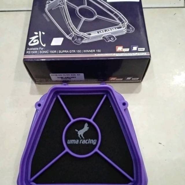 FILTER UDARA RACING MERK UMA BUAT SONIC 150.. SUPRA GTR 150