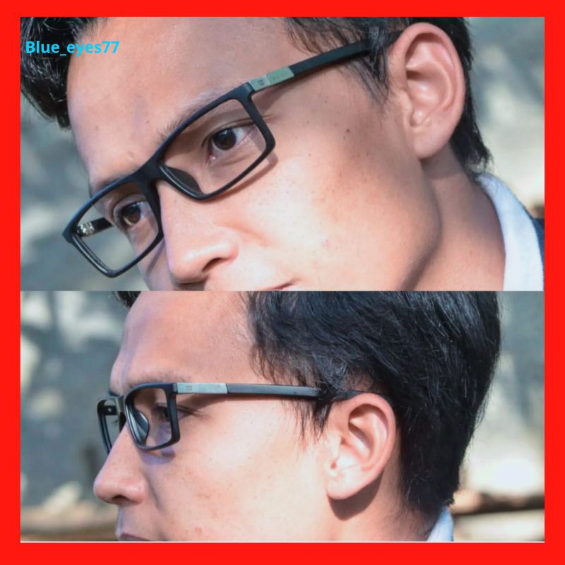 BaruBgTStock- URBAN - Kacamata Pria Sporty Photocromic Blueray / Kaca Mata Minus Model Sporty Pria