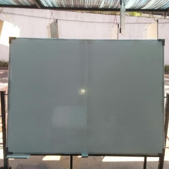 

TERLARIS Whiteboard stand 90 x 120 papan tulis + kaki 120 x 90