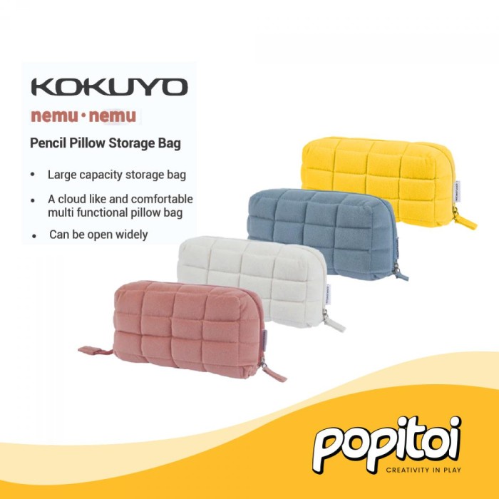 

TERLARIS Kokuyo NEMU NEMU Pencil Pillow Storage Bag Case Pen Cosmetics Gadget