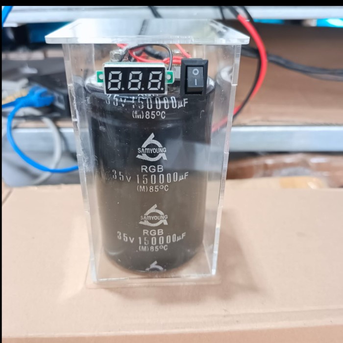 READY STOK! kapasitor bank capacitor bank 150.000uf 35V elko elco motor mobil