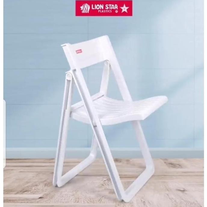 KURSI LIPAT PLASTIK LION STAR FC FOLDING CHAIR FC-8 IMPALA BANGKU