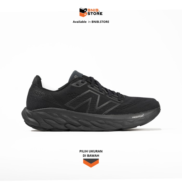 Sepatu NB Fresh Foam X 880 v14 Full Black [M880K14] Original