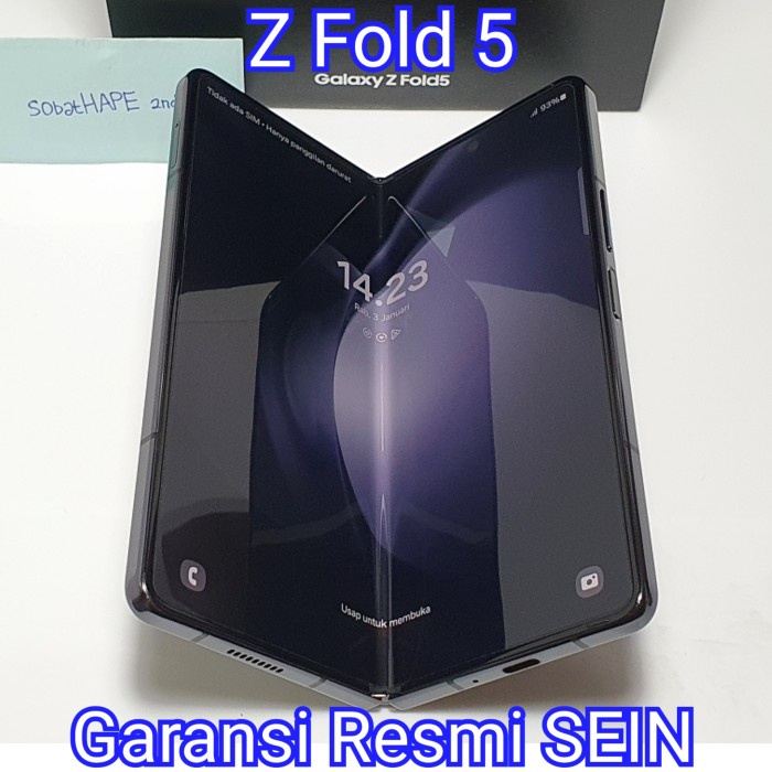 HP Samsung Z Fold 5 256GB 512GB Resmi SEIN 2nd Fullset Z Fold5 Zfold5 Bekas Mulus *