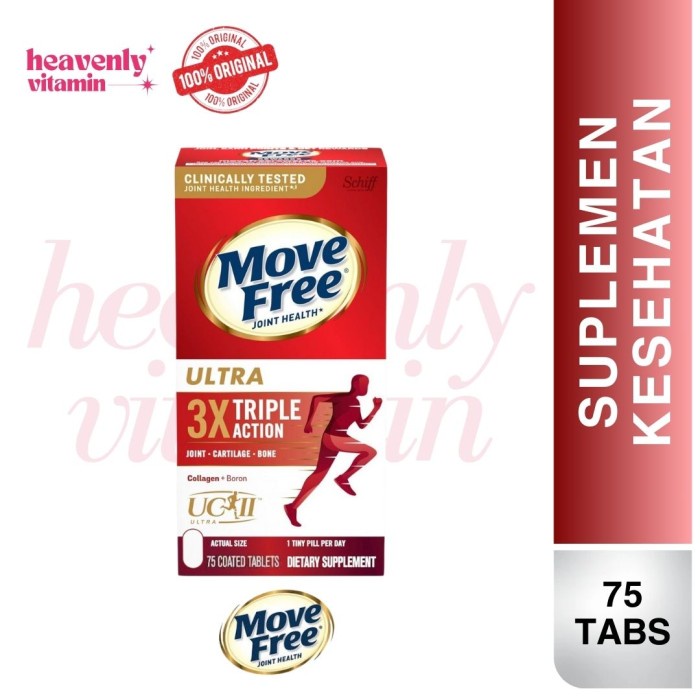 Schiff Move-Free Ultra Triple Action Joint Health - 75 Tablets