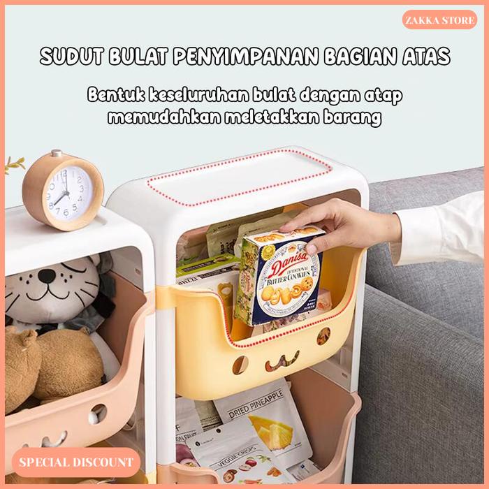 terbaru  zakka store cod rak penyimpanan mainan / kotak penyimpanan mainan anak / rak mainan
