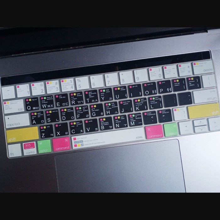 Preloved JPAL VERSKIN PROTECTOR KEYBOARD HANGUL ENGLISH MACBOOK PRO 15 INCH # bekas second original