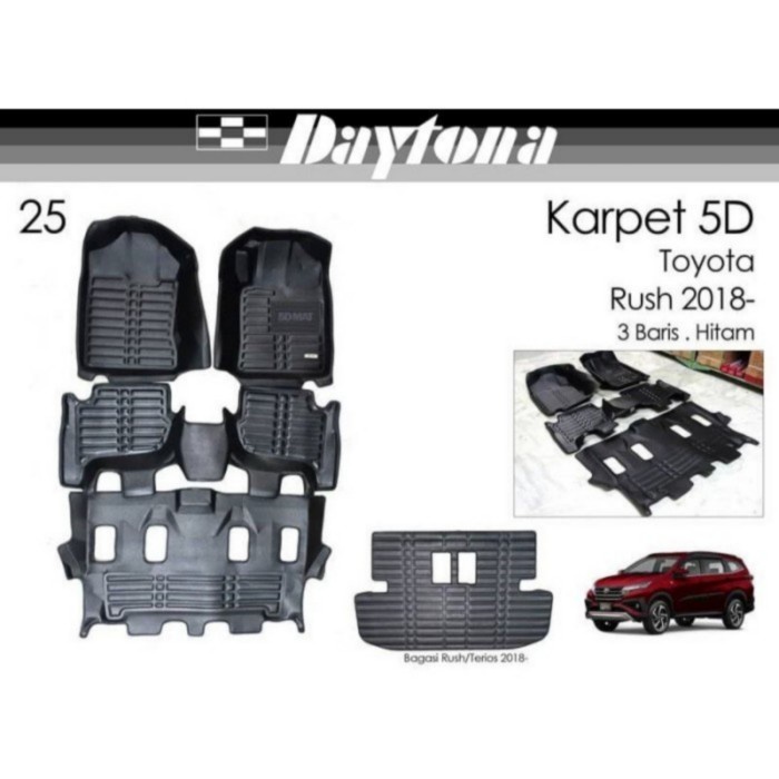 Daytona Karpet 5D Toyota Rush 2018-2022