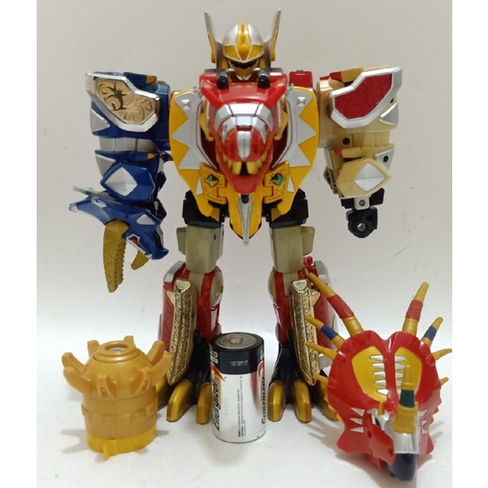 bandai dx abaranger abaren oh megazord maxohja chosmo shieldon dino