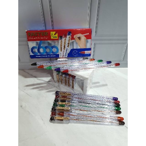 

Pen Faster C600 Cabut (1Box = 12Pc Pen)/Faster/C600/Bolpen Faster