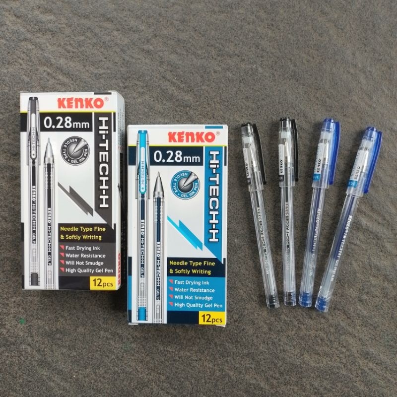 

Pulpen Gel Pen Benefit Kenko V-Tro Hi-Tech 0.28Mm ( 12 Pcs ) [ Original ]
