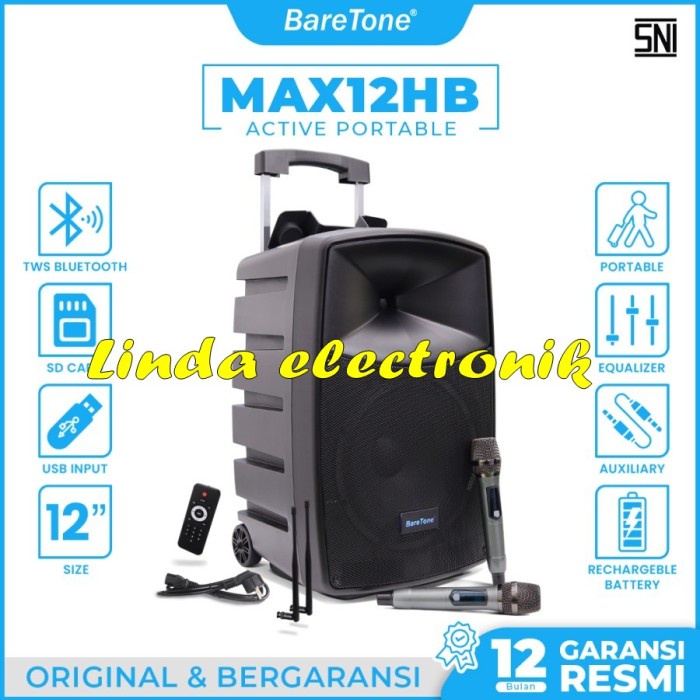 speaker meeting wireless baretone max12 hb max12hb max 12hb 12 inch