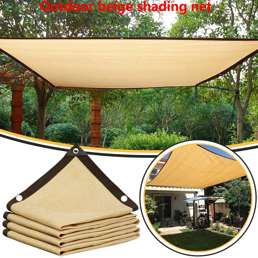 Outdoor garden sunshade net, terrace sunshade, camping sunshade net, UV protection, HDPE sunscreen f