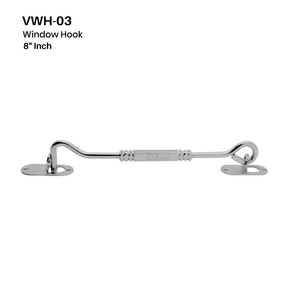 B A R U Hak Angin Pengait Penahan Jendela Window Hook Bulat Dan Kotak Stainless Viano ( By Nobleza )