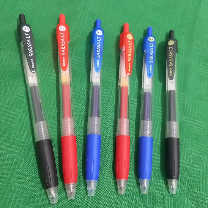 

Zebra SARASA LT (JJZ44) Pulpen Pen Gel Sarasa 0.5mm/0.7mm Stationery pensil