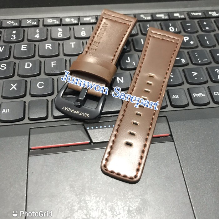 TERBARU.. TALI KULIT JAM TANGAN SF STRAP TALI KULIT JAM TANGAN SEVEN 28MM