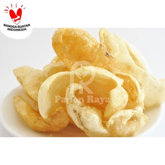 

(TopSeller) Krupuk Krecek Rambak Kerbau Tipis PR 250gr Keripik Kulit Siap Makan