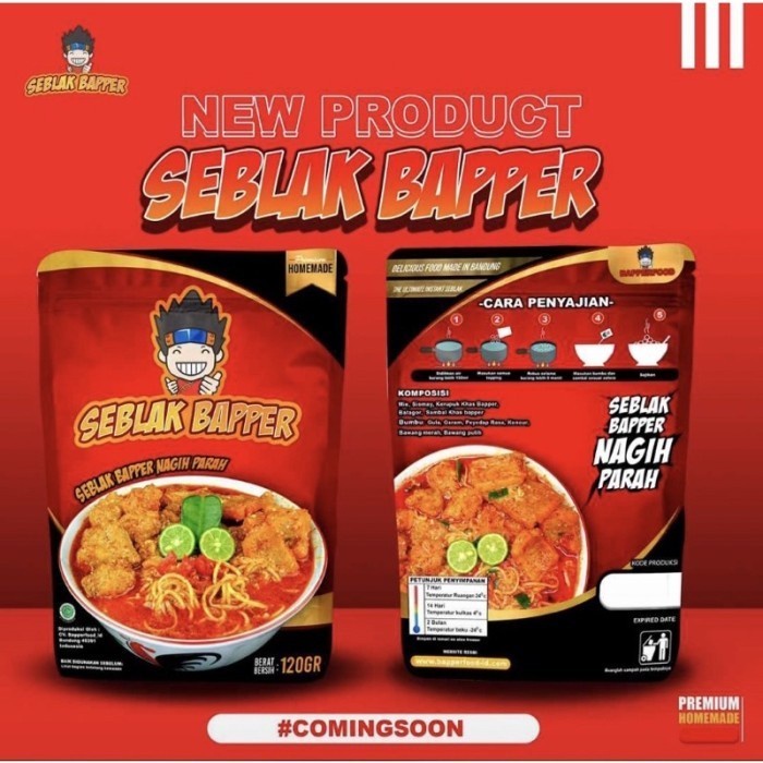 

(TopSeller) Baso Aci BAPPER boci Premium Tulang rangu mercon sambal geprek