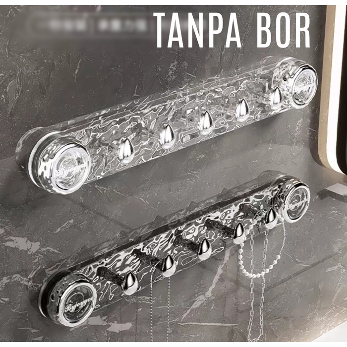 Kastok baju gantungan baju / hanger gantungan toilet serbaguna / gantungan handuk kamar mandi tempel