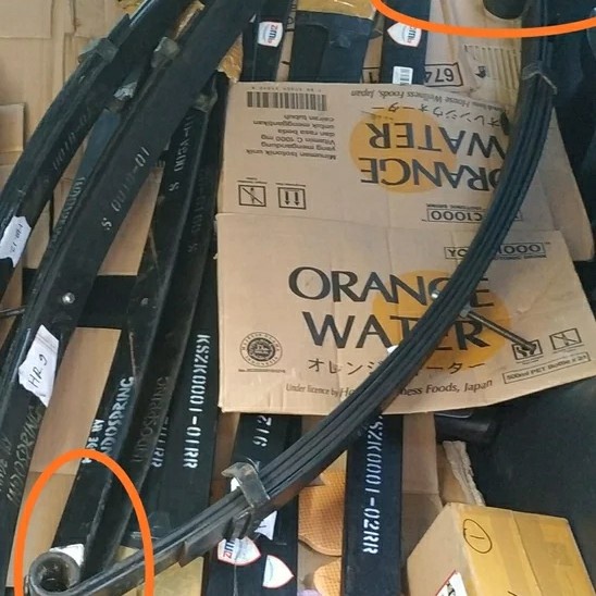 Per daun katana belakang assy/set