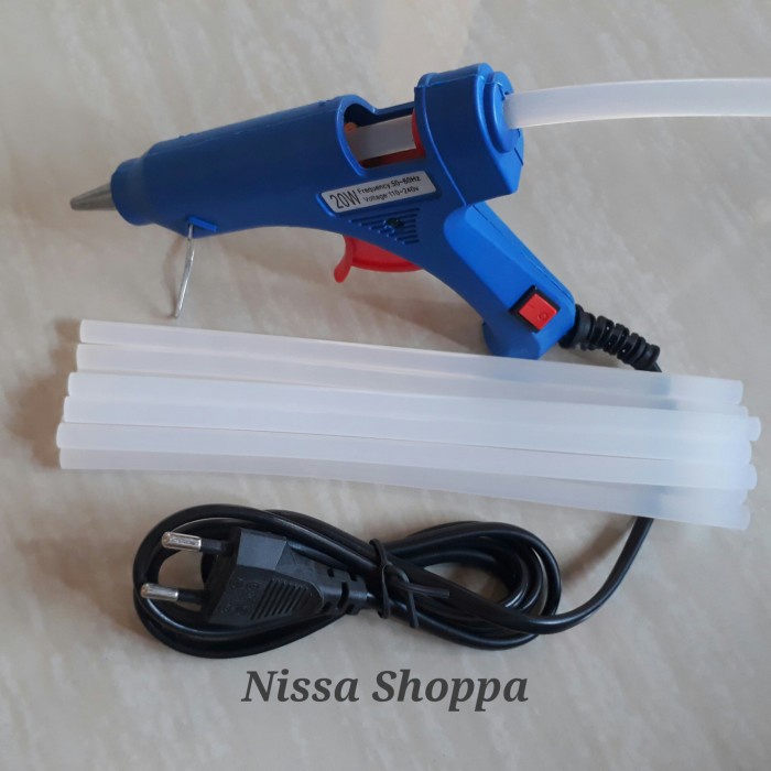 

Glue Gun + Refil Lem Lilin Lengkap Tinggal pakai