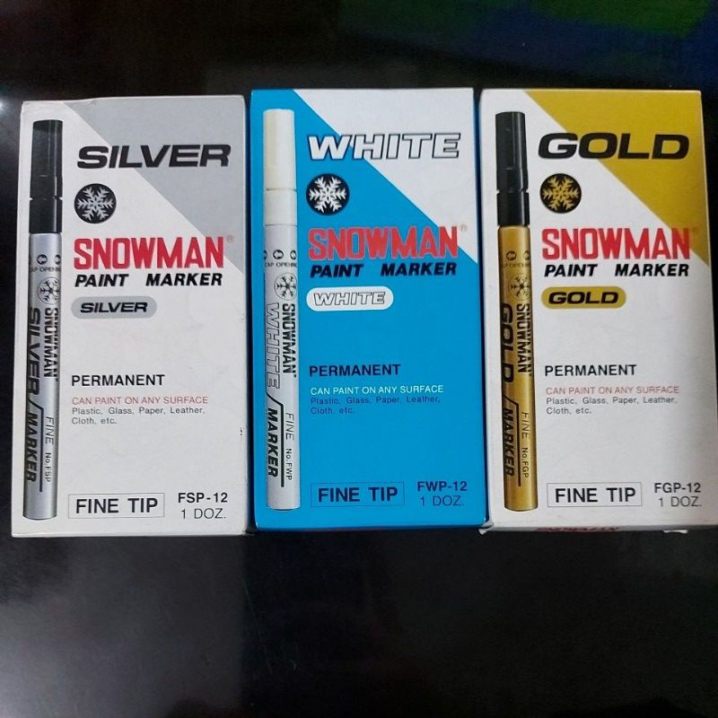 

Spidol Paint Marker Fsp-12 Snowman ( Tertera Harga 3Pcs)