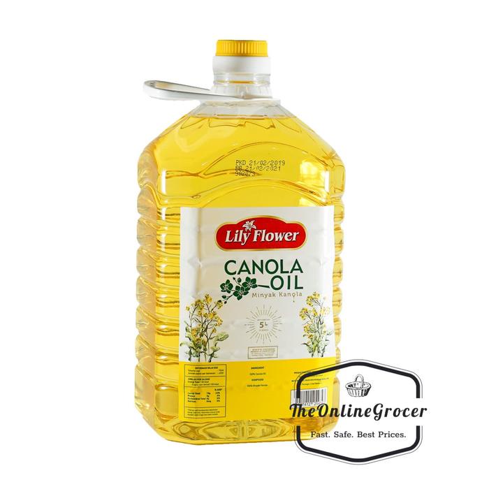 

Lily Flower Canola Oil 5L - Minyak Kanola/Canola Premium Murni