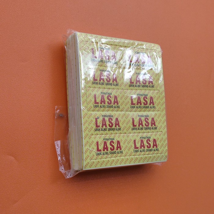 TERLARISS Paket Apotek 3 - Tatagraha Stiker LASA - Poster - Leflet - FlyerPIO