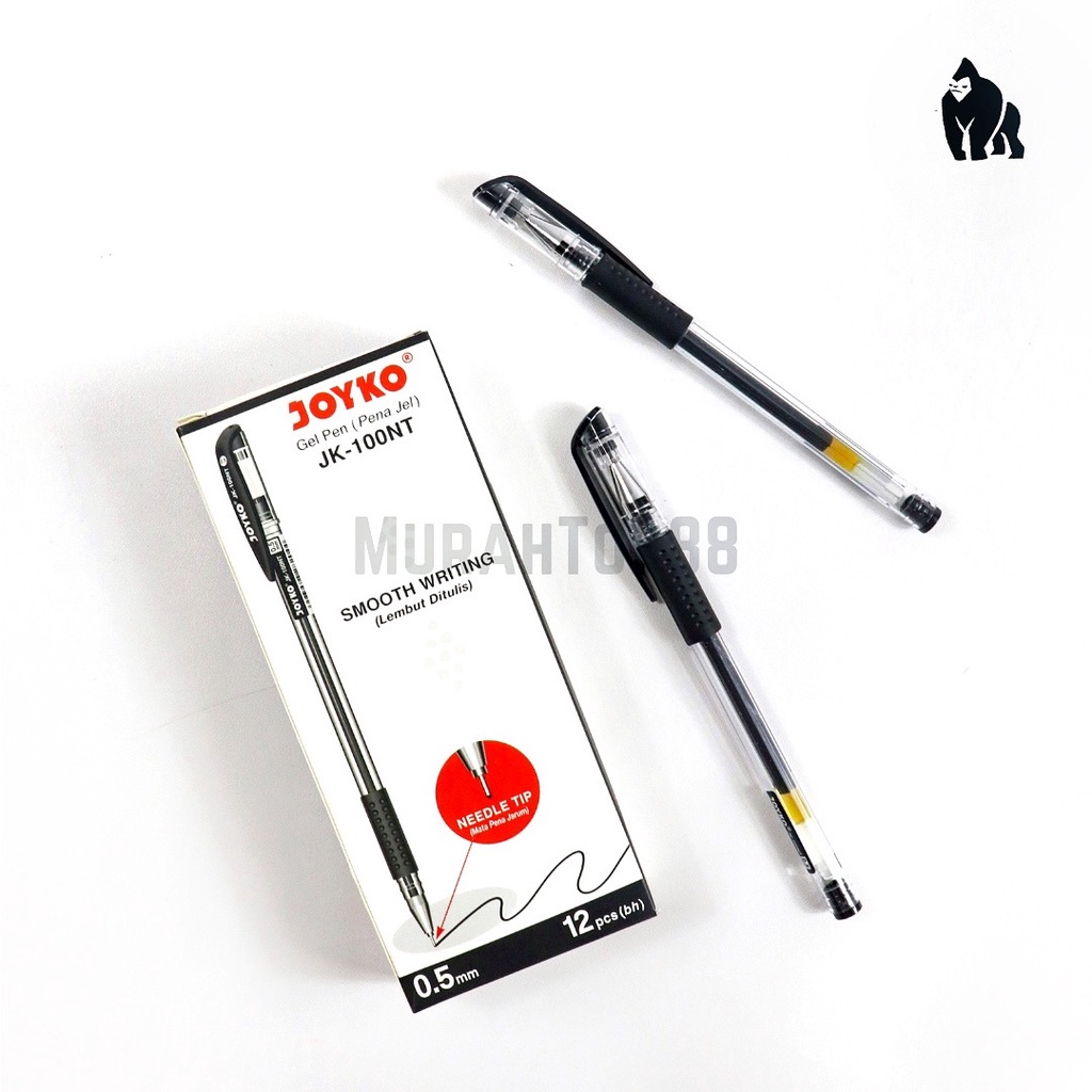 

Pulpen Joyko JK-100NT Gel Pen / Ballpoint Bolpen Pena Jel 0.5 mm Needle Tip [PER LUSIN]