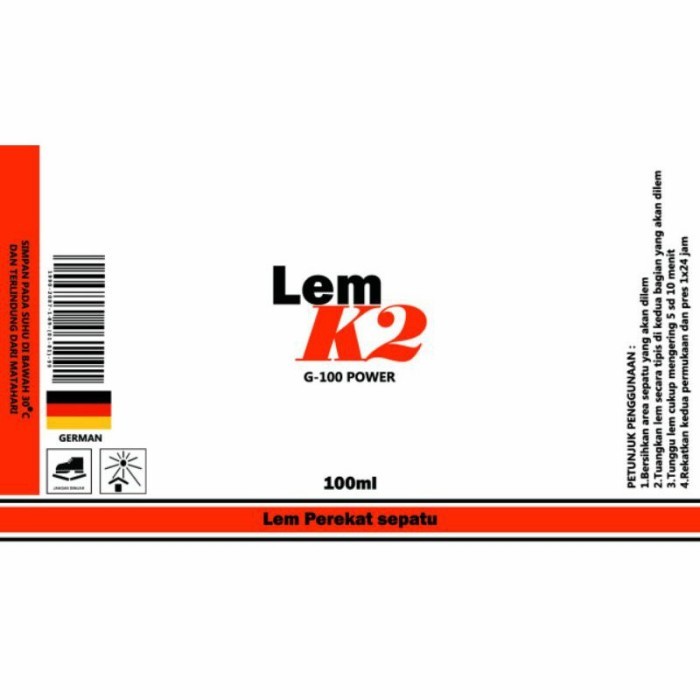 (Expert) LEM SEPATU SUPER KUAT 100ml ORIGINAL K2 - MIDSOLE - OUTSOLE - Etc