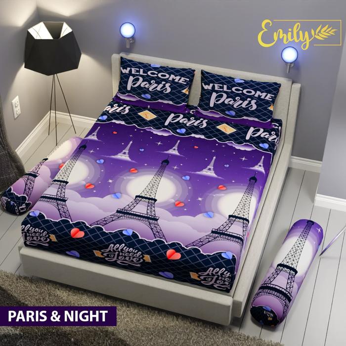 Terbaru- SPREI MOTIF PARIS DAN SPREI MOTIF BULAN BINTANG